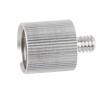 Tripod Converter Adapter, Leveller 5/8in to 1/4in Bracket with Clear Thread for Stand, Knurled Surfaces, Aluminium Alloy, for Long Term Use view 3