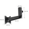 Satellite Dish Mount Weather Resistant L Pole Satellite Antenna Wall Roof Mount for Starlink Signal Tower view 2
