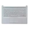 Laptop Keyboard Palmrest Cover Touch Board Compatible with HP 14-AC 14-AY 14-AJ 14-AM 14-an 14-AF 14G-ad TPN-I119 US Black Gray White (White Spanish Keyboard) view 1