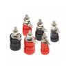 BHUPWZE 10PCS 4MM Terminal Blocks Binding Post Connector Banana Plug/Socket Test Socket M4 Amplifier Terminal(S Red) view 2