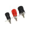 BHUPWZE 10PCS 4MM Terminal Blocks Binding Post Connector Banana Plug/Socket Test Socket M4 Amplifier Terminal(S Red) view 4