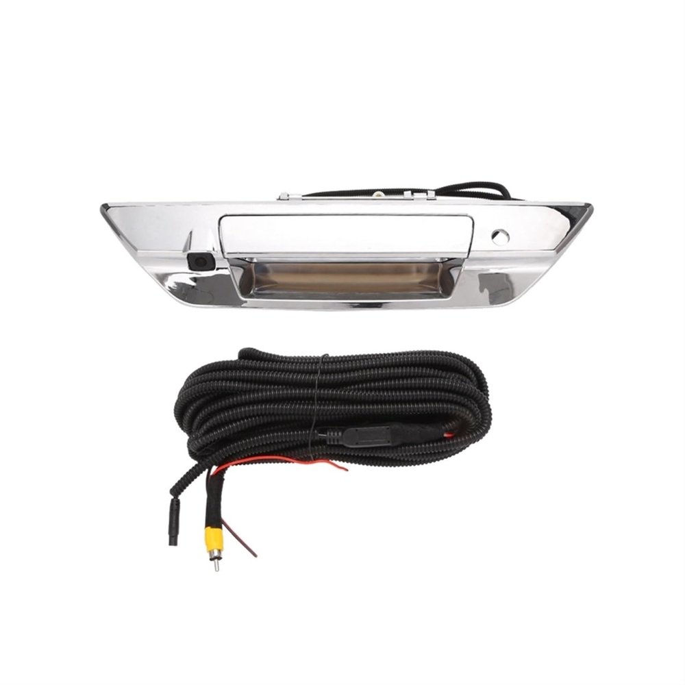 Car Tailgate Handle Bezel With Rear Camera Wire Assy 69090-0K350 Compatible For Toyota Hilux 2015-2022 Backup Camera Key Lock Hole