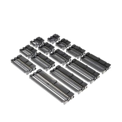 BHUPWZE 10PCS 2.54MM Pitch 6 Position 8 10 12 14 16 18 20 24 26 30 34 40 Pin Female IDC Socket IDC Connector Ribbon Cable(FC-26P)