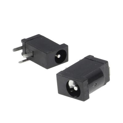 BHUPWZE 10PCS DC-002 0.3A 50V Black DC Power Jack Socket Connector DC002 3.5 * 1.3mm 1.3 Socket
