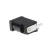BHUPWZE 10PCS DC-002 0.3A 50V Black DC Power Jack Socket Connector DC002 3.5 * 1.3mm 1.3 Socket view 3