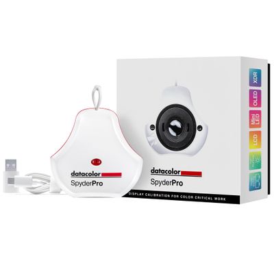 datacolor SpyderPro - Monitor Calibration Up to 12000nits, 3D LUT Capability, Device Preview Plus, Content Credentials (C2PA), and Light Meter Integration
