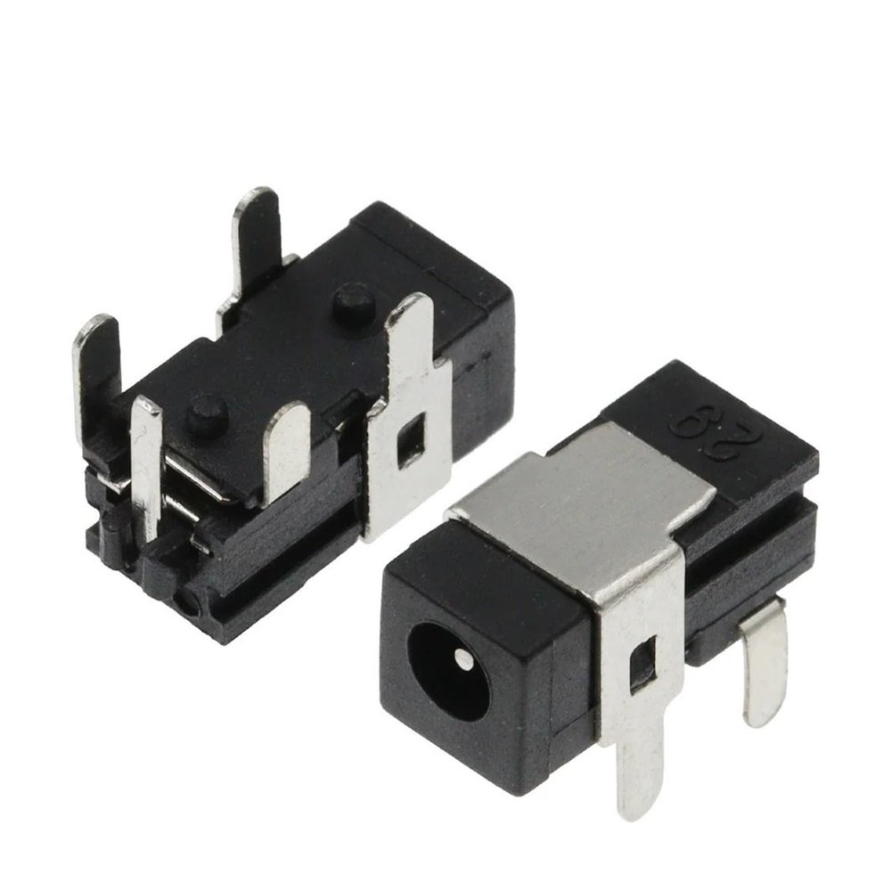 BHUPWZE 10PCS DC Power Socket Jack DC-011 Pin=0.7 Needle Size Adaptation 2.5mm*0.7mm Power Female Plug 2.5x0.7MM