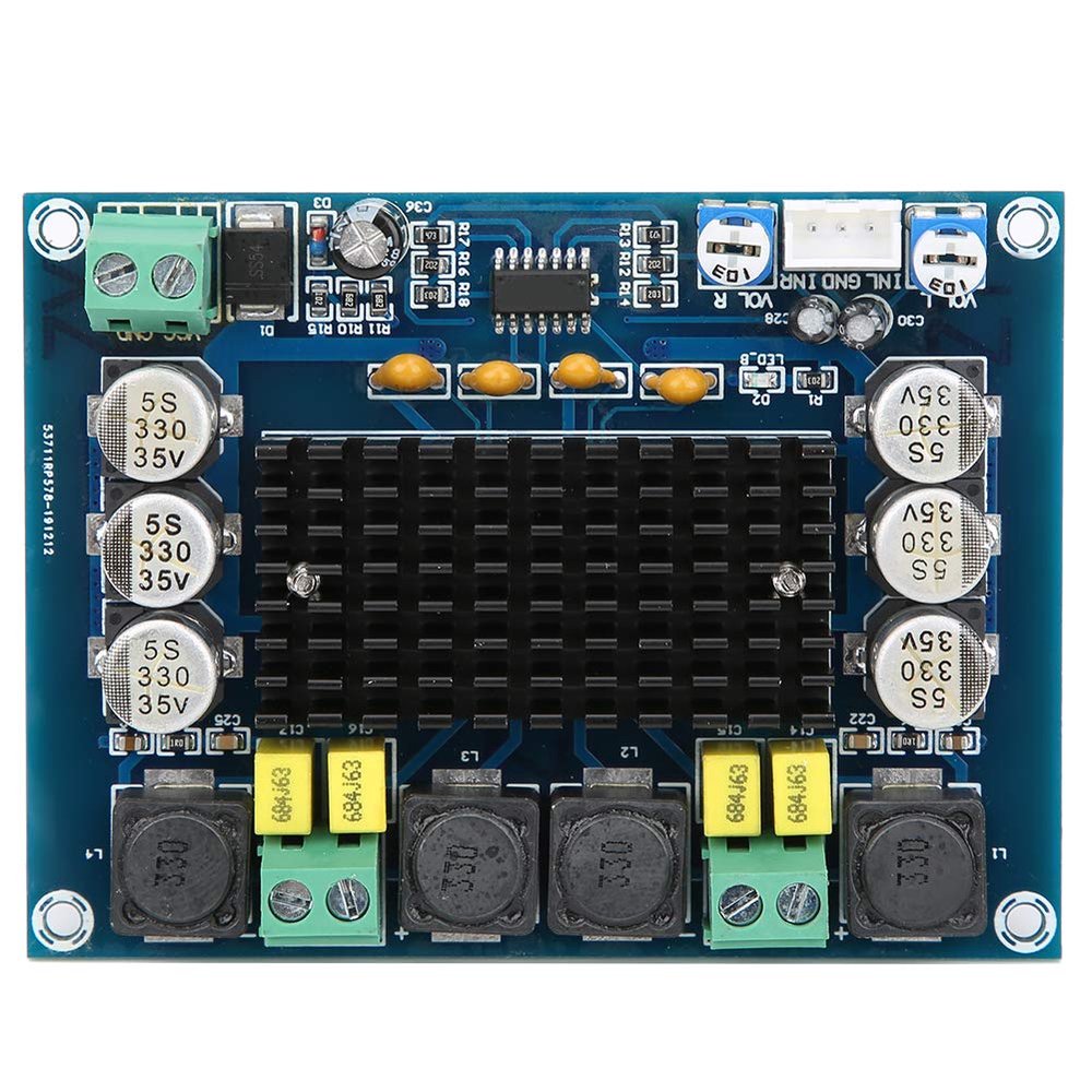 120W x 2 TPA3116D2 Power Amplifier Board Glassfiber Material Low Noise Excellent Sound for DIY Enthusiasts