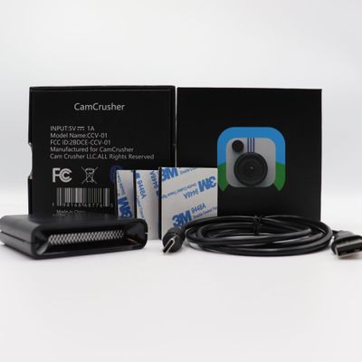 Camcrusher Warns About Speed Cameras, Red Light Cameras in Real time via APP | Activated Automatically | Bluetooth Enabled Cam Crusher