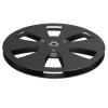 Empty Reel, 1/4 7 Inch High Strength Replacement Empty Tape Reel Universal with Stainless Steel Screws for Recording (Black) view 2
