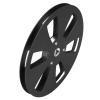 Empty Reel, 1/4 7 Inch High Strength Replacement Empty Tape Reel Universal with Stainless Steel Screws for Recording (Black) view 4
