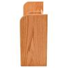 Wood Shed Hill 01 Series CD Storage Cabine, Real Oak Wood Media & Display Shelves, Handcrafted in The USA (Honey Oak, 14.5" x 24") view 2