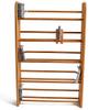 Wood Shed Hill 01 Series CD Storage Cabine, Real Oak Wood Media & Display Shelves, Handcrafted in The USA (Clear, 21.75" x 24") view 2
