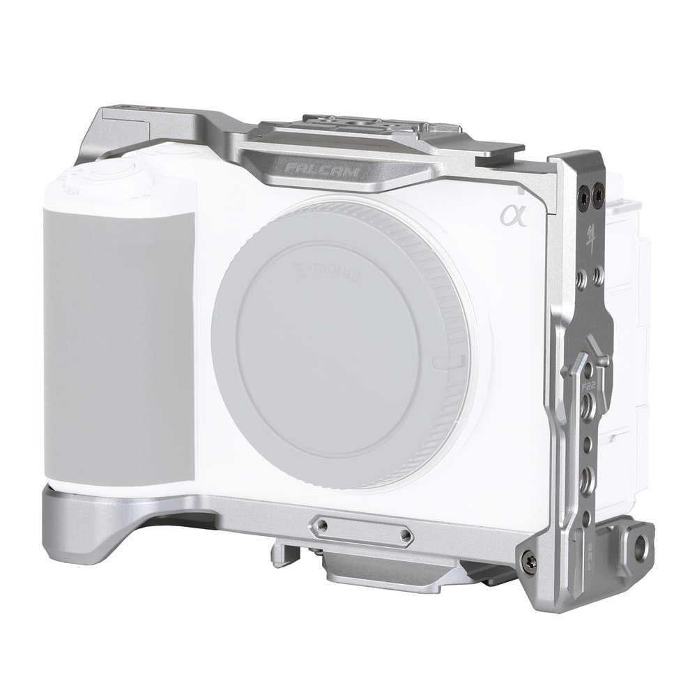 FALCAM ZV-E1 Full Camera Cage for Sony ZV-E1,Silver,Compaitable with F22,F38 and F50 Quick Release System-C00B3501W