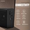 Audiobox Solar Rechargeable Bluetooth Cassette Player with Built-in LED Flashlight, Portable Retro Design, USB/TF Card/AUX Compatibility, Perfect for Camping and Travel view 4