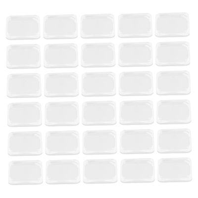 BELLIFFY 1set Transparent Memory Card Storage Cases Lightweight Organizers for Easy Access and for Sim Cards Jewelry and More