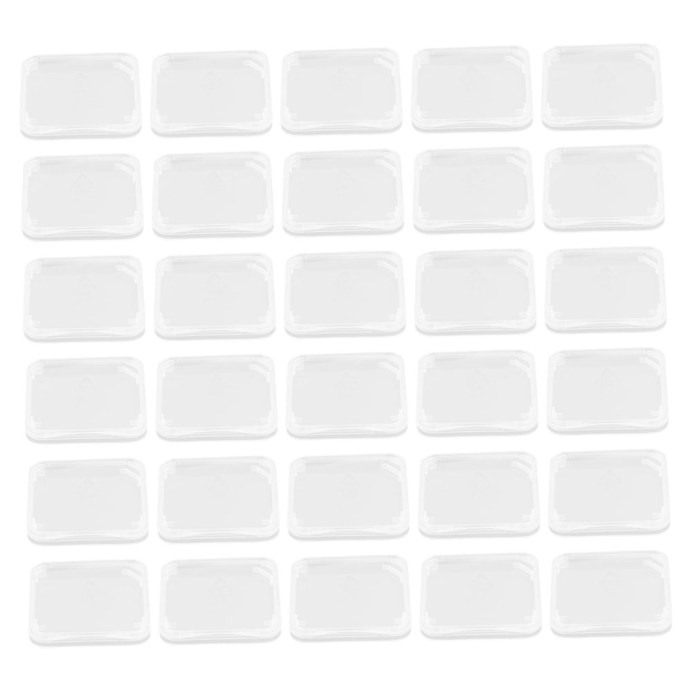 BELLIFFY 1set Transparent Memory Card Storage Cases Lightweight Organizers for Easy Access and for Sim Cards Jewelry and More