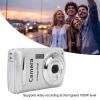 16MP 16X Optical Zoom Digital Camera with 1080P Full HD Video, Auto Focus, 2.4 Inch LCD Display, Portable Handheld for Outdoor Travel Photography view 3