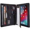 Zipper Leather Portfolio with Removable Tablet Holder, Padfolio Case with Stand, Compatible for iPad Pro 12.9-inch (4th/5th/6th) view 1