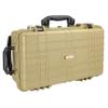 Eylar 22" Carry-On Travel Roller Gear, Camera, Drones, Tools, Equipment Hard Case Waterproof with Foam (Tan) view 1