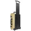 Eylar 22" Carry-On Travel Roller Gear, Camera, Drones, Tools, Equipment Hard Case Waterproof with Foam (Tan) view 3