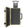 Eylar 22" Carry-On Travel Roller Gear, Camera, Drones, Tools, Equipment Hard Case Waterproof with Foam (Tan) view 4