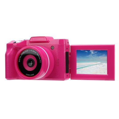 16MP HD Digital Camera, 1080P Video Recording, 16X Zoom, 2.4in Screen, Shake Prevention, Fish Motion, Multi Functional, Support 32G Memory Card, for Travel, Friends