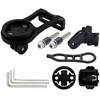 Mesee Bike Computer Mount, Aluminium Alloy Out Front Combo Bicycle Mount Holder Cycling Handlebar Extension Bracket Adapter Base for Bicycle Computer GPS Devices Sports Action Camera Flashlight view 1