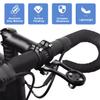 Mesee Bike Computer Mount, Aluminium Alloy Out Front Combo Bicycle Mount Holder Cycling Handlebar Extension Bracket Adapter Base for Bicycle Computer GPS Devices Sports Action Camera Flashlight view 4
