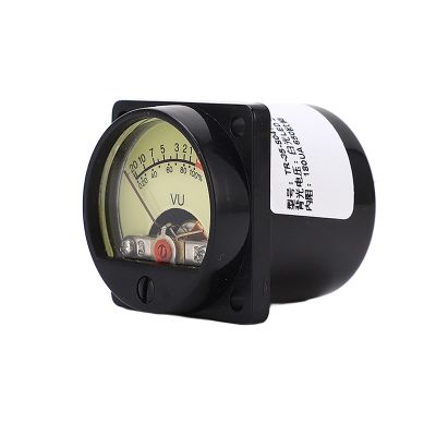 VU Meter with White LED Backlit, DB Meter for, Home and Car Audio