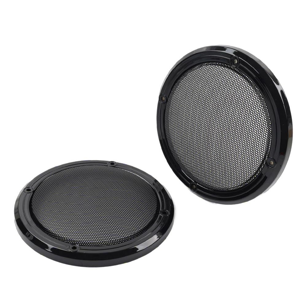 Cnamid5 Rear Speaker Fairing Grill Cover Mesh Trim ABS Black Motorbike For Harley Road Glide Ultra FLHTK/L 16-19