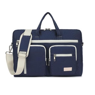 15-15.6 inch Laptop Shoulder Bag, for MacBook Pro 16, Hp Lenovo Dell 14 inch Waterproof Messenger Bag Case Sleeve (Dark blue)