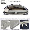 15-15.6 inch Laptop Shoulder Bag, for MacBook Pro 16, Hp Lenovo Dell 14 inch Waterproof Messenger Bag Case Sleeve (Dark blue) view 3