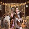 Western Cowboy Backdrop West Rustic Wooden House Farm Barn Door Photography Background for Kids Adults Wild Cowboy Theme Birthday Party Decorations Banner (94X70 inch (8x6FT)) view 3