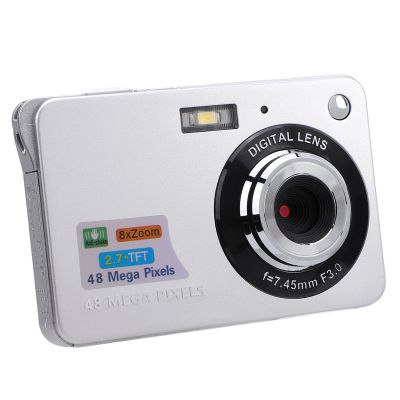 48MP 4K Digital Camera with 8X Zoom, 20 Filters for Kids Vlogging, Selfie Mode, Record Daily Moments, Travel Selfies, Video Recording, Flip Screen, Compact Camera, Built in Flash