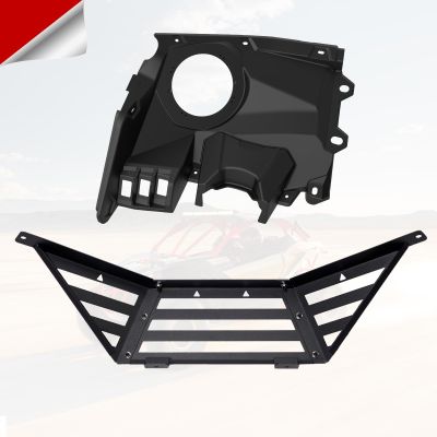 A & UTV PRO Front Dash Speaker Pods & Bed Enclosure Tailgate, 6.5 inch Speaker Enclosure Panels for 2017-2023 Can Am Maverick X3 / X3 Max Stereo System