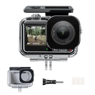 Waterproof Case for DJI Osmo Action Camera 5 pro/4/3,with Anti-Fog Underwater Housing Shell Cage Supports 45M/148FT Diving Housing Protective Shell Underwater Accessories Kit