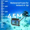 Waterproof Case for DJI Osmo Action Camera 5 pro/4/3,with Anti-Fog Underwater Housing Shell Cage Supports 45M/148FT Diving Housing Protective Shell Underwater Accessories Kit view 4
