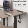 Furniture Drawer Outlet, Recessed Power Strip with (3) PD 20W USB Ports Fast Charging & (3) 15 Amp AC Outlets, (14 AWG) 5 FT Spring Black Cord view 2
