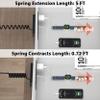 Furniture Drawer Outlet, Recessed Power Strip with (3) PD 20W USB Ports Fast Charging & (3) 15 Amp AC Outlets, (14 AWG) 5 FT Spring Black Cord view 4