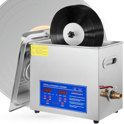 BTURYT Advanced Vinyl and Cordyceps Disc Cleaning Machine, Temperature Adjustable Digital Timer, Used for Cleaning Jewelry, Glasses, and Laboratories~/