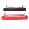 1 Pair Distribution Block with 10 Terminal M6 Stud & M4 Screw Bus Bar for Automotive & Marine Use - 150A Capacity (2PCS M6 Studs, 8PCS M4 Screw) view 3