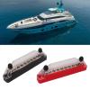 1 Pair Distribution Block with 10 Terminal M6 Stud & M4 Screw Bus Bar for Automotive & Marine Use - 150A Capacity (2PCS M6 Studs, 8PCS M4 Screw) view 4