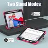 AKABEILA Compatible with Apple iPad Pro 11(2024) 11 inch Tablet CaseLightweight Shockproof Rugged Protective Cover with Kickstand for Kids Children Boys Babies Strawberry Black view 4