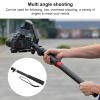 Lightweight Aluminum Camera Stabilizer Extension Rod with 4-Section Telescopic Tripod Adapter - Non-Slip Handle for Photography & Videography view 2