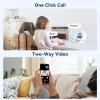 ACEMO Camera for Home Security with 2.8 inch Screen,Two-Way Video Indoor Camera, 1080P HD PTZ Wireless Nanny Dog Pet Home Security Cameras Baby Monitor Human Tracking Detection, 24/7 Recording view 3