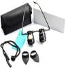 10X Magnifying Loupe Blue Film Binoculars, 10X Zoom High Definition Night Vision Telescope, Hands-Free Binocular Glasses10X34 Portable Fishing Magnifier Glasses view 3