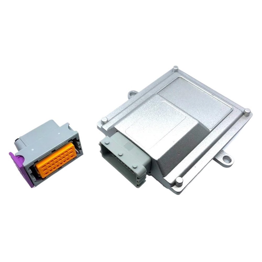 24 Pin Single Aluminum Car ECU Case Enclosure with Fci PCB Connectors Automotive(Box with Connector)