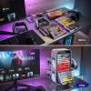 Allnice Universal Game Rack - Stores 19 Games, 4 Controller Holders, Organizes PS5/PS4/Xbox One/360/Series X/S/Switch & More view 4