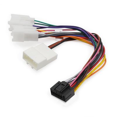 16Pin Car Radio Stereo Power Harness Cable Wire Wiring Compatible for Old Toyota Corolla Camry Prado RAV4 Highlander Sienna 4 Runner Models